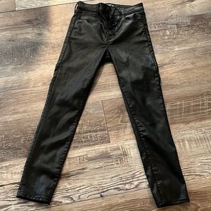 Abercrombie & Fitch Vegan Leather jeans